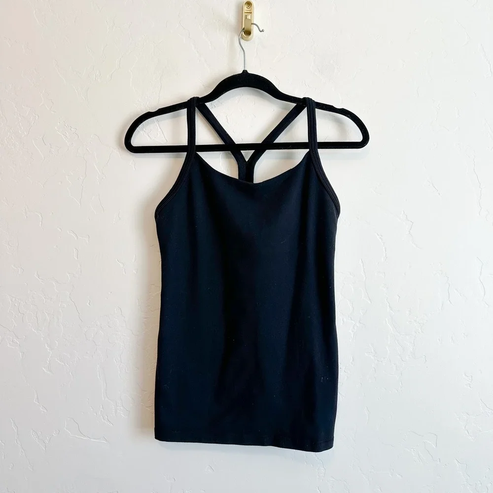 Lululemon | Power Y Racerback Tank Top in Black size 8